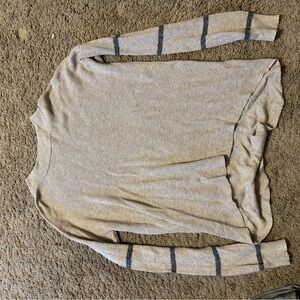 AE striped sleeve sweater